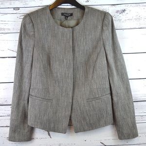 Ann Taylor Light Brown Cotton Blend Blazer